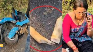 ಆನೆಗೆ ಡಿಕ್ಕಿ ಹೊಡೆದು ದಂತ ಮುರಿದ ಮಹಿಳೆ... ಓಹೋ ಹೆಣ್ಮಗು ಎಂದು ವಿಡಿಯೋ ವೈರಲ್‌
