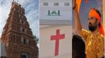 ಕಲಬೆರೆಕೆ ಹಿಂದುಗಳೇ ಕಾರಣ, ದೇವಾಲಯದ ಮೇಲೆ ಮಸೀದಿ ಚಿತ್ರ ಬರೆದವರ ವಿರುದ್ಧ ರೊಚ...